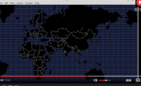 【linux-终端下使用命令行查看世界地图】