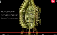 【视频】【菲涅尔透镜原理制作的灯塔，就看这手艺就知道大师之作】