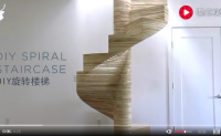【视频】【看看国外小伙如何制作自己的超级旋转楼梯，这样利用空间真的很棒】